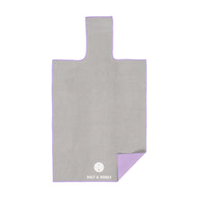 Load image into Gallery viewer, Non-Slip Pilates Reformer Towel | Gray/Purple