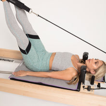 Load image into Gallery viewer, Non-Slip Pilates Reformer Towel | Gray/Purple