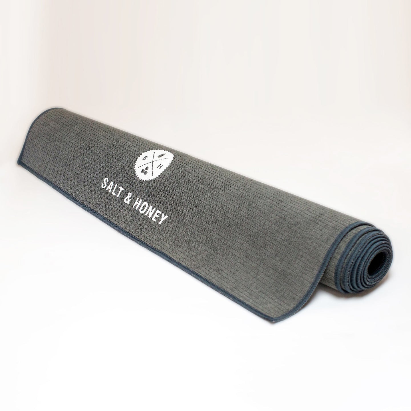 Non-Slip Yoga Pilates Mat  Gray 72 x 25 – Salt & Honey