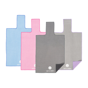 Salt & Honey Non-Slip Pilates Reformer Mat Towel (Gray) : : Sports  & Outdoors